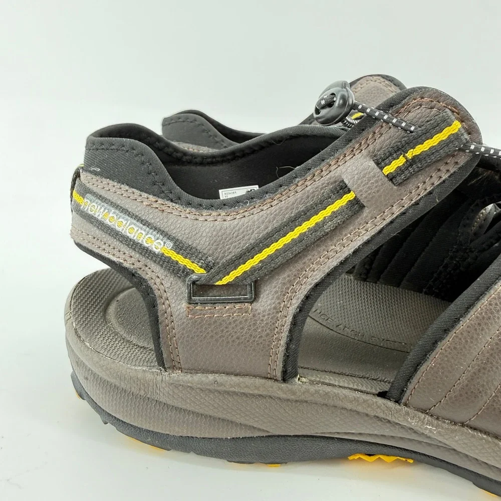 New Balance M2040BR Sandals Mens 15W Brown Closed Toe Hiking Trail Bungee